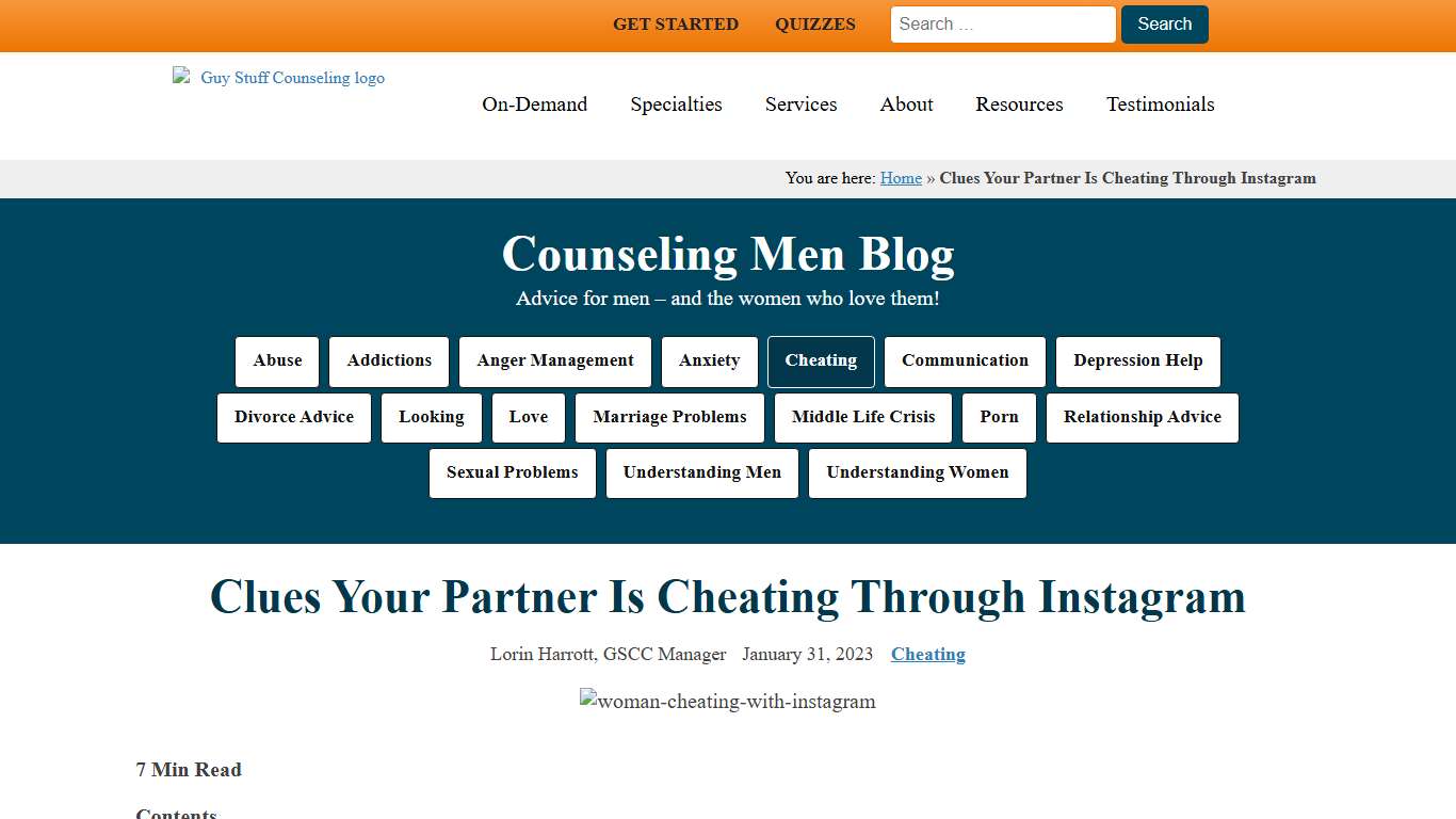 Clues Your Partner Is Cheating Through Instagram